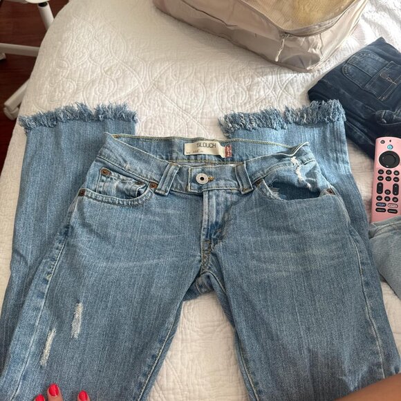 Women's Blue Jeans - Picture 1 of 4